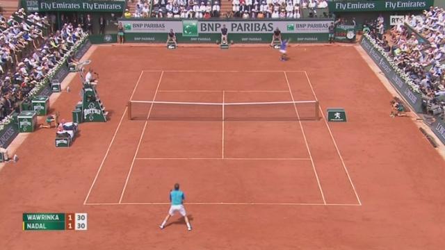 Tennis - Roland-Garros: Nadal a été trop fort pour Wawrinka