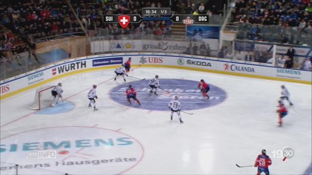 Hockey - Coupe Spengler: la Suisse remporte son premier match face au Dinamo Riga (6-1)