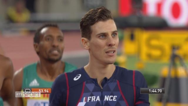 Mondiaux, 800m: Pierre-Ambroise Bosse (FRA) devient champion du monde