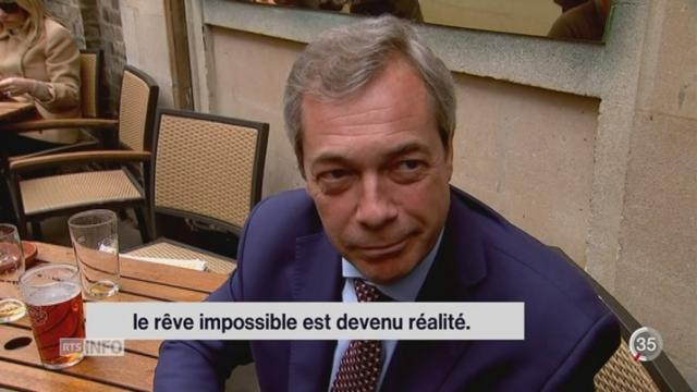 Lancement de la procédure du Brexit: Nigel Farage se réjouit