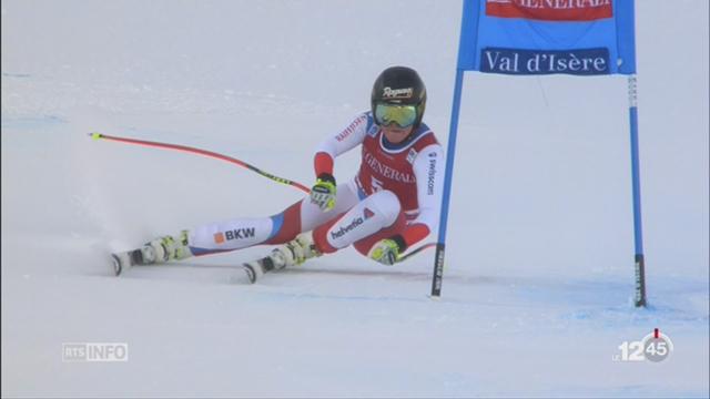 Ski alpin: deux Suissesses au pied du podium à Val d'Isère