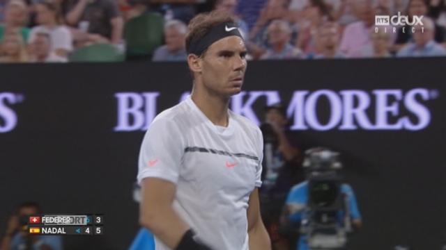 Open d'Australie, R.Federer (SUI) - R.Nadal (ESP) 6-4 3-6
