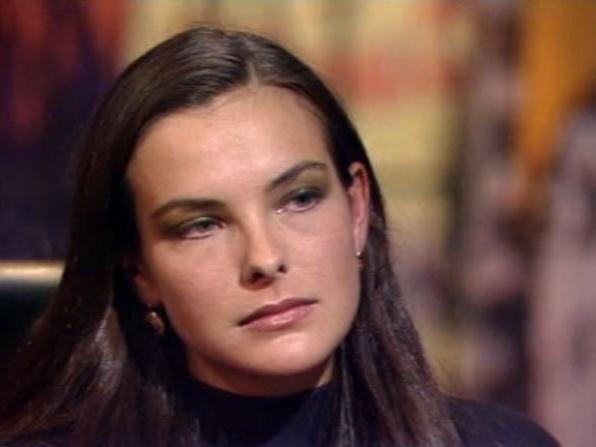 Carole Bouquet sur le plateau de Spécial Cinéma en 1983. [RTS]