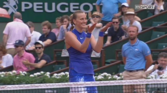Roland-Garros, 1er tour: Boserup (USA) - Kvitova (CZE) 3-6, 2-6