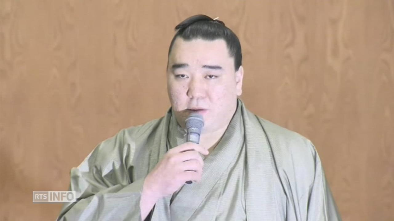 La fin de carrieèe d'un grand champion de sumo