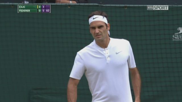 Wimbledon, finale: Federer (SUI) - Cilic (CRO) 6-3