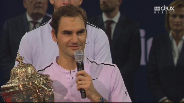 La réaction de Federer après sa victoire
