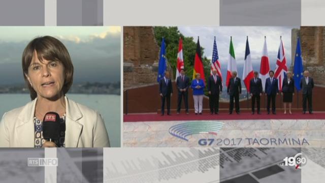 G7: le point avec Valérie Dupont à Taormina