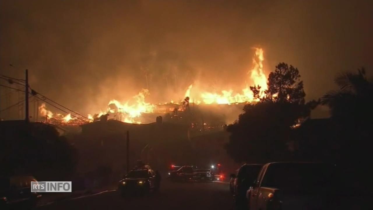 Des incendies en Californie font un mort et près de 27'000 évacués.