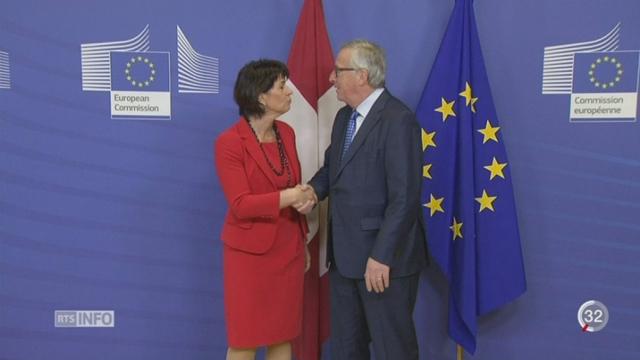 Espoir de dégel dans les relations entre la Suisse et l'UE