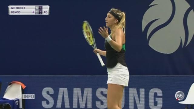 Belinda Bencic vit une année sportive cauchemardesque