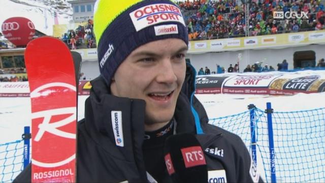 Mondiaux de St-Moritz, géant: entretien avec Loïc Meillard (SUI) après sa course