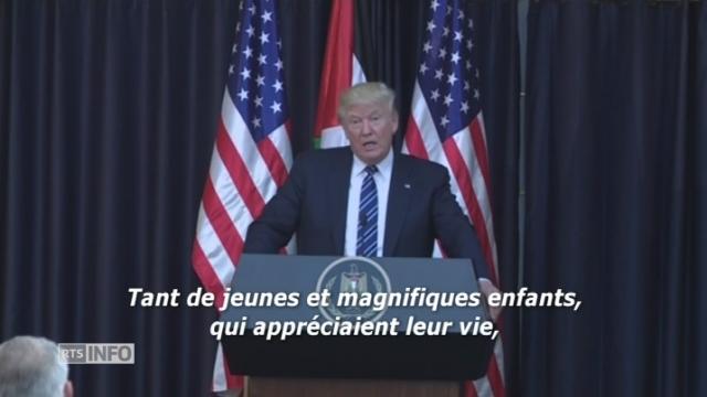 Donald Trump réagit à l'attentat de Manchester