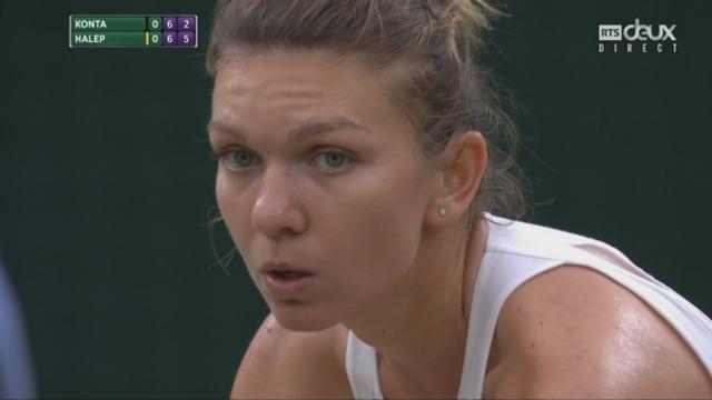 Wimbledon, 1-4 : Halep (ROU) – Konta (GBR) 7-6