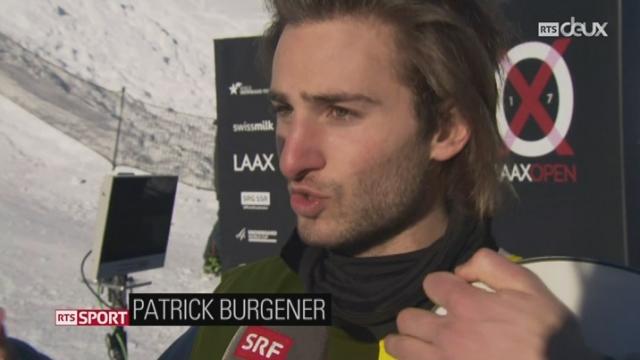 Snowboard-Laax: Patrick Burgener ne réussit pas son pari en half pipe