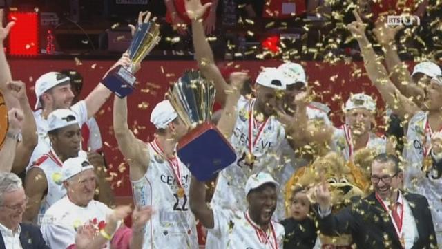 Basketball - Finale de la Coupe de Suisse chez les hommes: triomphe pour les Lions de Genève
