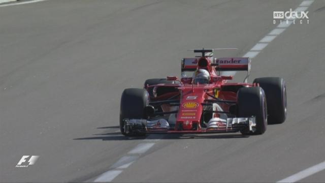 Q3: Vettel (GER) en pole position, devant Raikkonen (FIN) et Bottas (FIN)