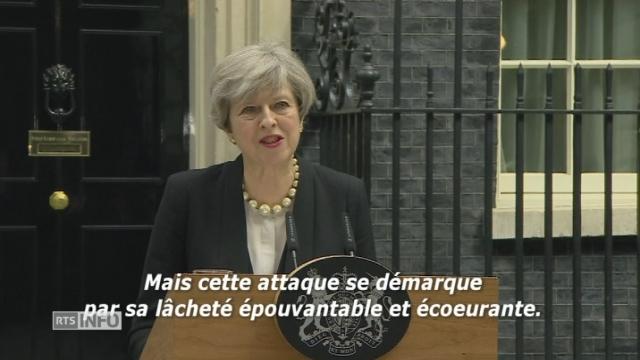 Theresa May dénonce un acte lâche