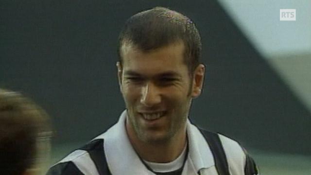 Zinedine Zidane sous le maillot de la Juventus de Turin [RTS]