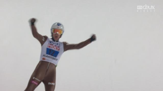 Mondiaux de Lahti (FIN), saut à ski, grand tremplin, HS 130: le Polonais Kamil Stoch amène la médaille d'or à son équipe
