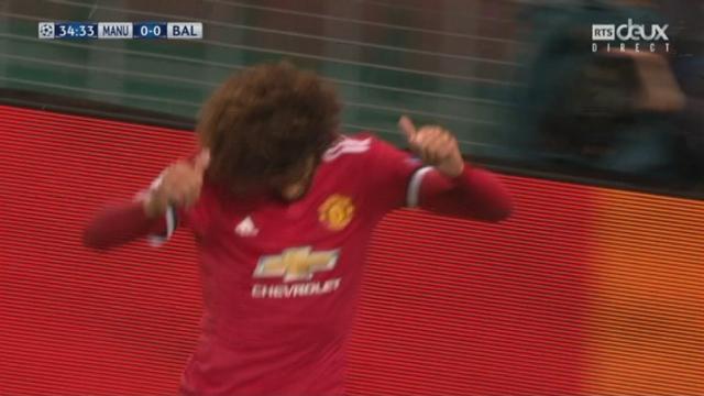 Ligue des Champions, Gr. A, Manchester United - Bâle (1-0): Fellaini ouvre le score de la tête