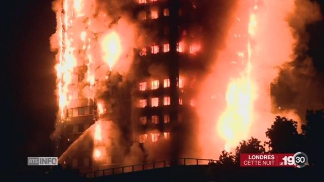Un incendie a ravagé un tour à Londres et fait plusieurs morts