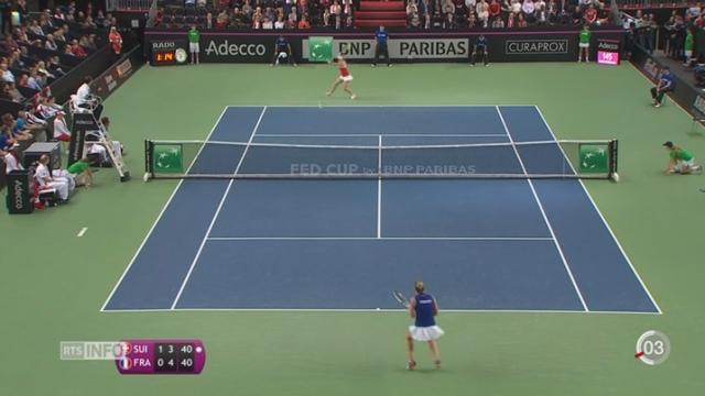 Tennis-Fed Cup: la Suisse se qualifie en demi-finale
