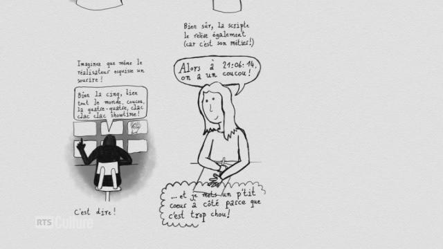 Les p'tits dessins de Nicolas, les festivaliers qui font coucou à la caméra