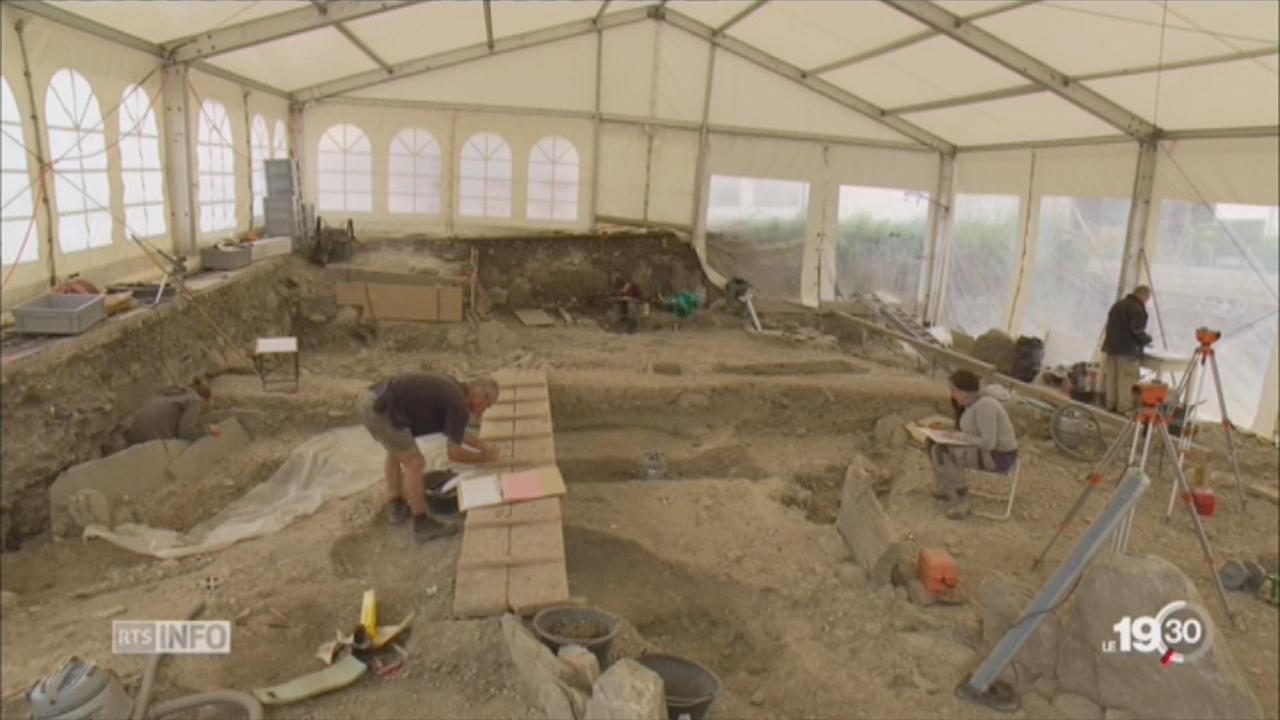 Sion: découverte archéologique exceptionnelle en pleine ville