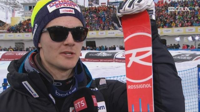 Mondiaux de St-Moritz, 2e manche: interview d'après course avec Loïc Meillard