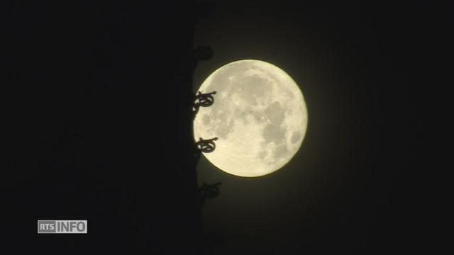 Une Super lune a éclairé la terre cette nuit