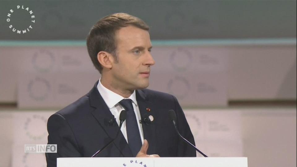 Extrait du discours d'Emmanuel Macron au sommet de Paris