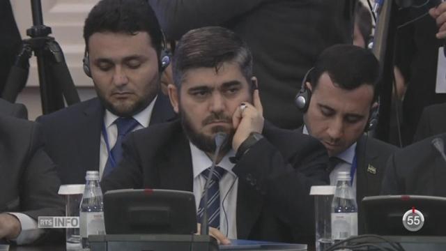 Négociations sur la Syrie à Astana (Russie): les groupes rebelles refusent de dialoguer le régime syrien