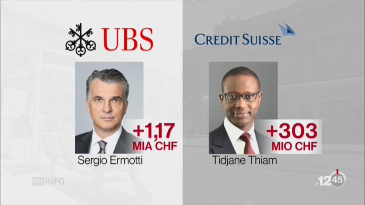 Les grandes banques suisses vont mieux