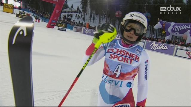Levi (FIN), slalom 2e manche: Wendy Holdener (SUI)