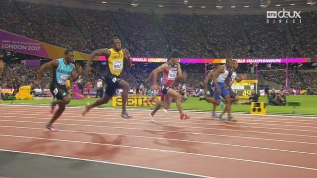 Mondiaux, 100m: Usain Bolt (JAM) remporte sa série
