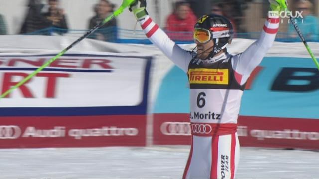 Mondiaux de St-Moritz, slalom, 2e manche: Marcel Hirscher (AUT)