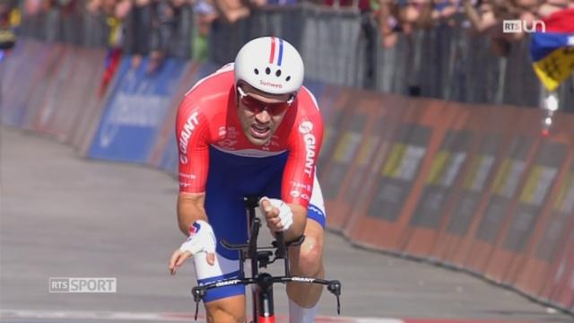 Giro 2017: le Néerlandais Tom Dumoulin surprend les grimpeurs Quintana et Nibali à Milan
