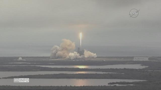 Les images du lancement réussis de SpaceX