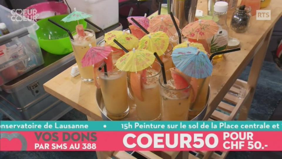 Soirée mexicaine arrosée de cocktail pour Romain Pauline...et aussi pour la régie et les coulisses