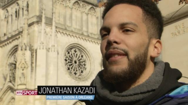 Basketball: Jonathan Kazadi effectue sa première année à Orléans, au sein du championnat de France