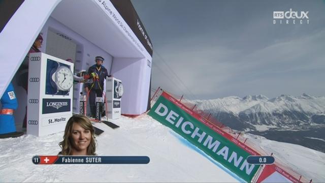 Mondiaux de St-Moritz, descente : Fabienne Suter (SUI)
