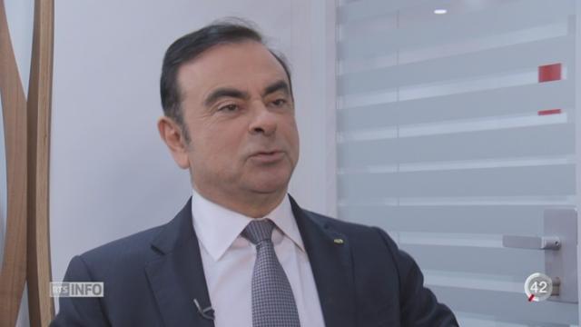 Carlos Ghosn, PDG du groupe Renault-Nissan, invité du 19h30