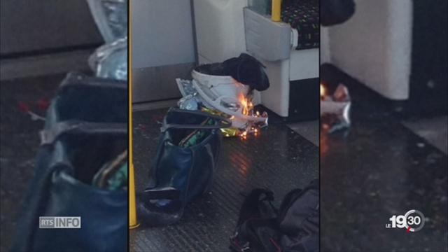 Londres: une bombe artisanale a explosé dans le métro