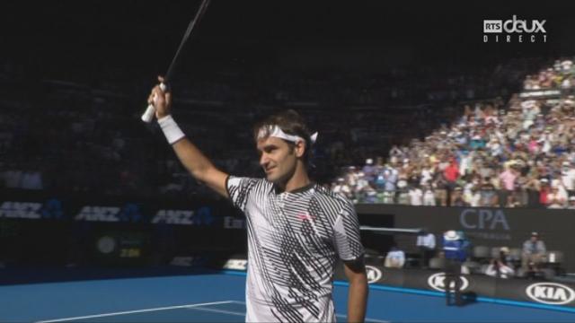 Open d’Australie, 2e tour: N.Rubin (USA) battu par R.Federer (SUI) 5-7 3-6 6-7