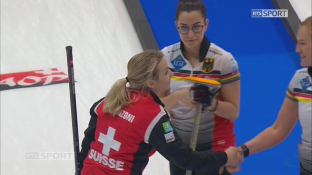 Championnats d'Europe, tour préliminaire dames: Suisse - Allemagne 8-5
