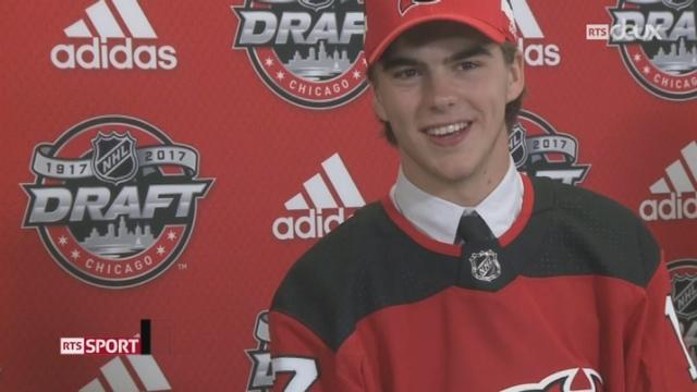 Hockey-NHL-Draft: Nico Hischier est choisi en premier par les New Jersey Devils