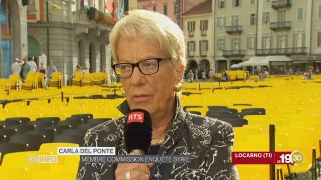 Commission sur la Syrie: l'interview de Carla Del Ponte