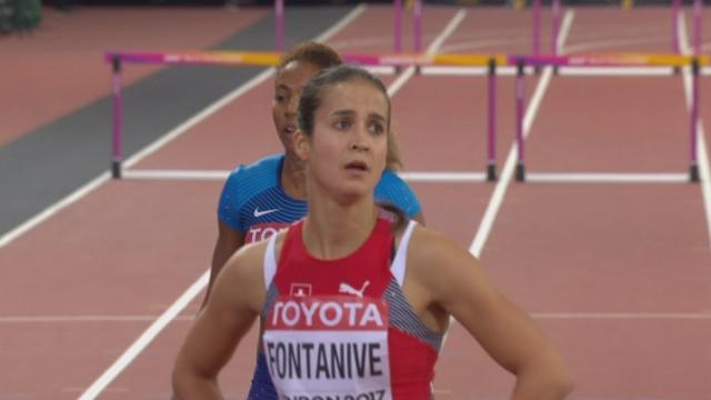 Mondiaux, 400m haies: Petra Fontanive (SUI) 5e et non qualifiée