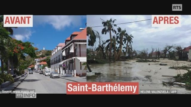 Les Caraïbes avant et après l'ouragan Irma